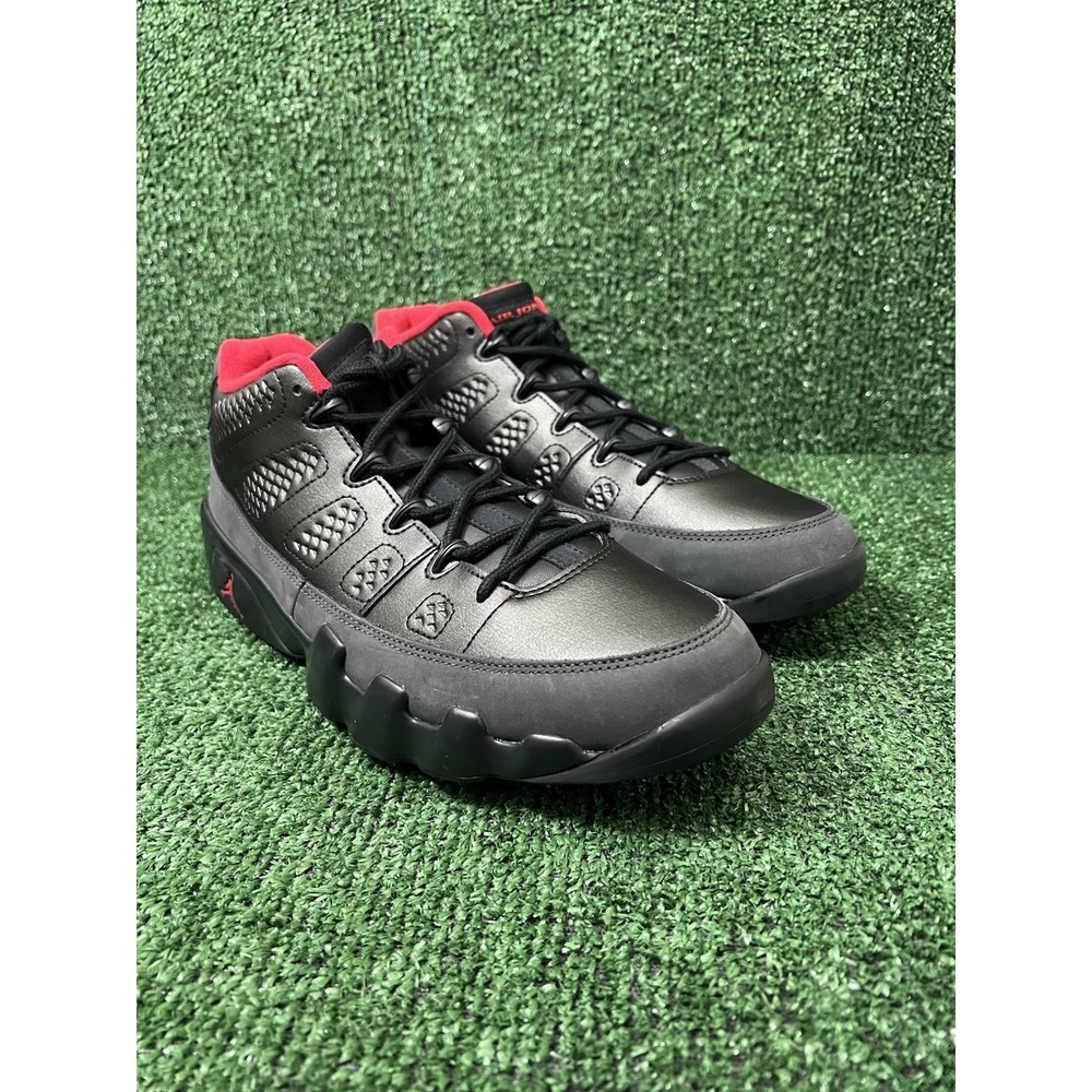 Nike Air Jordan 9 Retro Low Golf 'Charcoal Black/Red' Men's Size 9.5 FJ5934-002